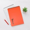 Notes Pad-Top Wiro/Spiral Bound | Single Line | A5 Size - 14.8 cm x 21 cm | 100 Pages| Pack of 5 (NA500)